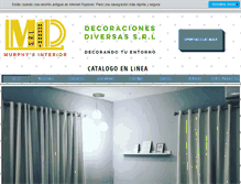 Tablet Screenshot of decoracionesdiversas.com